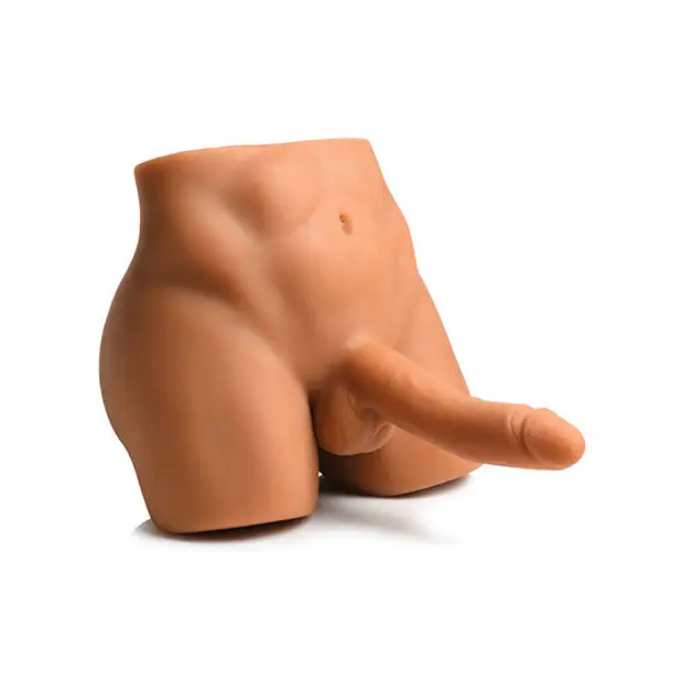 Curve Toys Jock Male Masturbator w/Thrusting Dildo - Dolls & Masturbators
