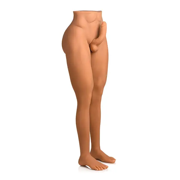 Curve Toys Jock Male Sex Partner w/7’’ Silicone Thrusting & Warming Dildo DO NOT REORDER - Dolls & Masturbators