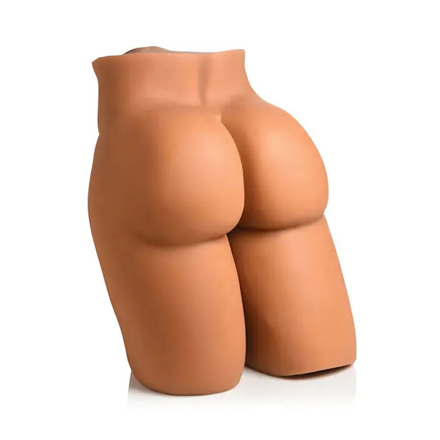 Curve Toys Jock Poseable Torso w/Thrusting Dildo - Drop Ship Only - Dolls & Masturbators
