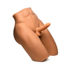 Curve Toys Jock Poseable Torso w/Thrusting Dildo - Drop Ship Only - Dolls & Masturbators