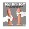 Curve Toys Jock Real Skin Silicone 8.5’’ Dildo - Dongs & Dildos