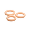 Curve Toys Jock Silicone Cock Ring Set of 3 - Light - Penis Enhancement