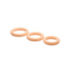 Curve Toys Jock Silicone Cock Ring Set of 3 - Light - Penis Enhancement