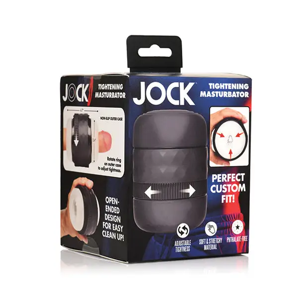 Curve Toys Jock Squeezable Tunnel Double Masturbator - Dolls & Masturbators