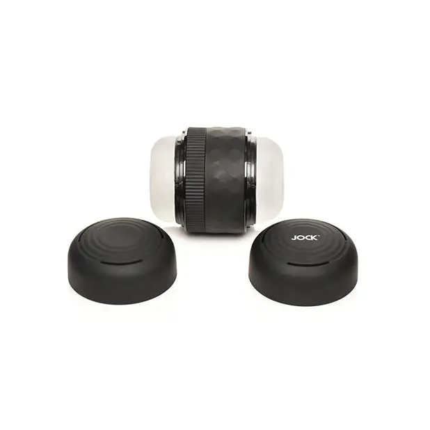 Curve Toys Jock Squeezable Tunnel Double Masturbator - Dolls & Masturbators