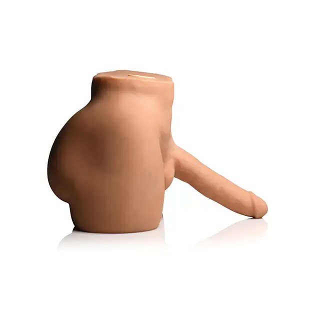 Curve Toys Jock Vibrating & Squeezing Male Masturbator w/Poseable Dildo - Dolls & Masturbators
