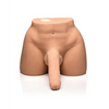 Curve Toys Jock Vibrating & Squeezing Male Masturbator w/Poseable Dildo - Dolls & Masturbators