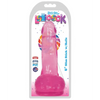 Curve Toys Lollicock 6’’ Slim Stick w/Balls - Cherry Ice - Dongs & Dildos