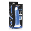 Curve Toys Lollicock 7’’ Glow In The Dark Silicone Dildo - Blue - Dongs & Dildos
