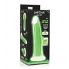 Curve Toys Lollicock 7’’ Glow In The Dark Silicone Dildo - Green - Dongs & Dildos