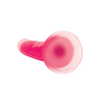Curve Toys Lollicock 7’’ Glow In The Dark Silicone Dildo - Pink - Dongs & Dildos