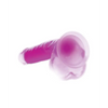 Curve Toys Lollicock 7’’ Glow In The Dark Silicone Dildo w/Balls - Purple - Dongs & Dildos