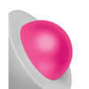 Curve Toys Lollicock 7’’ Glow In The Dark Silicone Dildo w/Balls - Rainbow - Dongs & Dildos
