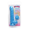 Curve Toys Lollicock 7’’ Silicone Dildo w/Balls - Berry - Dongs & Dildos