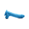 Curve Toys Lollicock 7’’ Silicone Dildo w/Balls - Berry - Dongs & Dildos