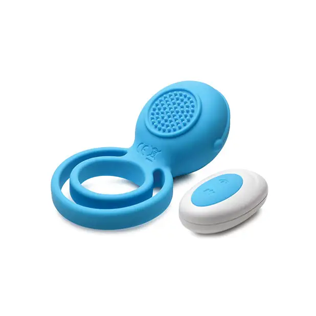 Curve Toys Love Loops Remote Controlled 10X Silicone Cock Ring