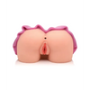Curve Toys Mistress Ariana Mini Skirt Pussy & Ass Masturbator - Ivory - Dolls & Masturbators