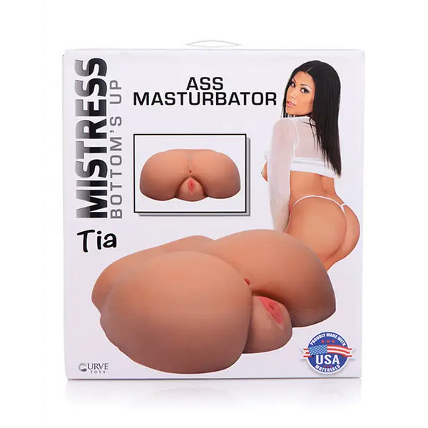 Curve Toys Mistress Bottom’s Up Tia Ass Masturbator - Medium - Dolls & Masturbators