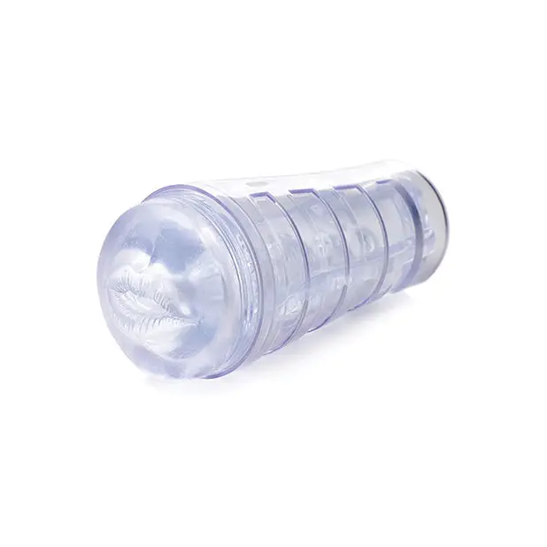 Curve Toys Mistress Courtney Diamond Deluxe Clear Mouth Stroker - Dolls & Masturbators