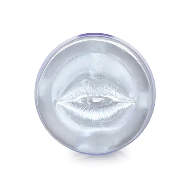 Curve Toys Mistress Courtney Diamond Deluxe Clear Mouth Stroker - Dolls & Masturbators