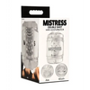 Curve Toys Mistress Double Shot Mini Masturbator - Clear