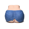 Curve Toys Mistress Holly Denim Shorts Pussy & Ass Masturbator - Ivory - Dolls & Masturbators