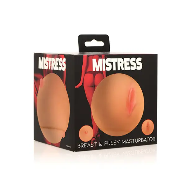 Curve Toys Mistress Pussy/Breast Masturbator - Tan - Dolls & Masturbators