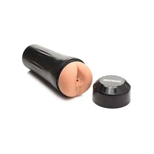 Curve Toys Mistress Vibrating Ass Masturbator - Tan - Dolls & Masturbators