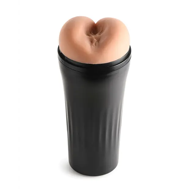 Curve Toys Mistress Vibrating Ass Masturbator - Tan - Dolls & Masturbators