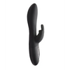Curve Toys Power Bunnies Dizzy Rotating Vibrator w/Rotating Beads - Black - Vibrators