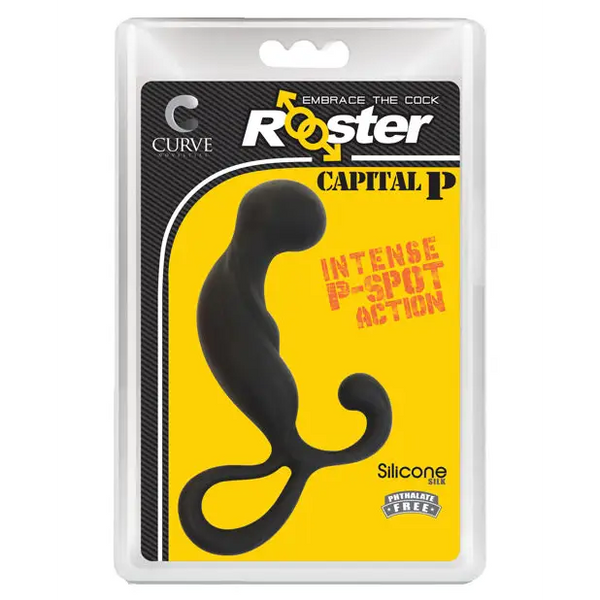 Curve Toys Rooster Capital P - Black - Anal Products