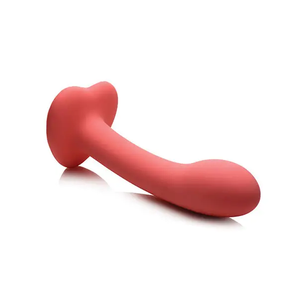 Curve Toys Simply Sweet 7’’ G Spot Silicone Dildo - Pink - Dongs & Dildos