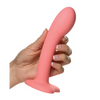 Curve Toys Simply Sweet 7’’ G Spot Silicone Dildo - Pink - Dongs & Dildos