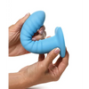 Curve Toys Simply Sweet 7’’ Ribbed Silicone Dildo - Blue - Dongs & Dildos