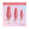 Curve Toys Simply Sweet Silicone Butt Plug Set - Pink - Anal Products