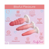 Curve Toys Simply Sweet Silicone Butt Plug Set - Pink - Anal Products