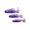 Curve Toys Simply Sweet Silicone Butt Plug Set - Purple - Anal Products