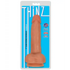 Curve Toys Thinz 7’’ Slim Dong w/Balls - Vanilla - Dongs & Dildos
