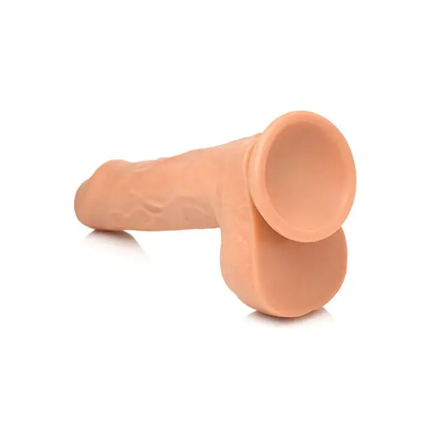 Curve Toys Thinz 7’’ Uncut Dildo w/Balls - Light