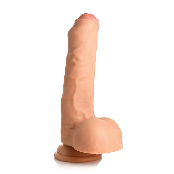 Curve Toys Thinz 7’’ Uncut Dildo w/Balls - Light