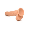 Curve Toys Thinz 8’’ Uncut Dildo w/Balls - Light