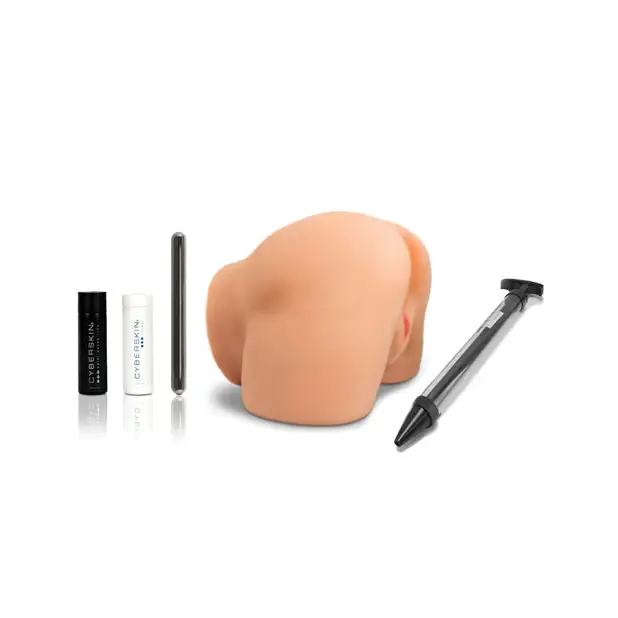 CyberSkin Elite Jackhammer Pussy & Ass - Light - Dolls & Masturbators