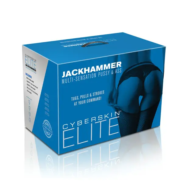 CyberSkin Elite Jackhammer Pussy & Ass - Light - Dolls & Masturbators