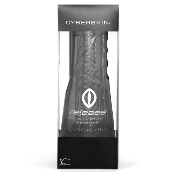 CyberSkin Release Deep Pussy Stroker - Clear - Dolls & Masturbators