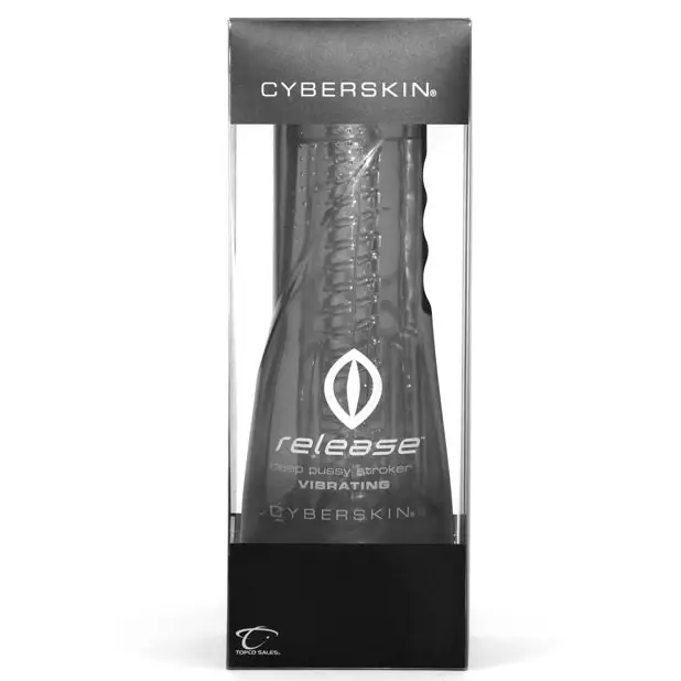 CyberSkin Release Deep Pussy Stroker - Clear - Dolls & Masturbators