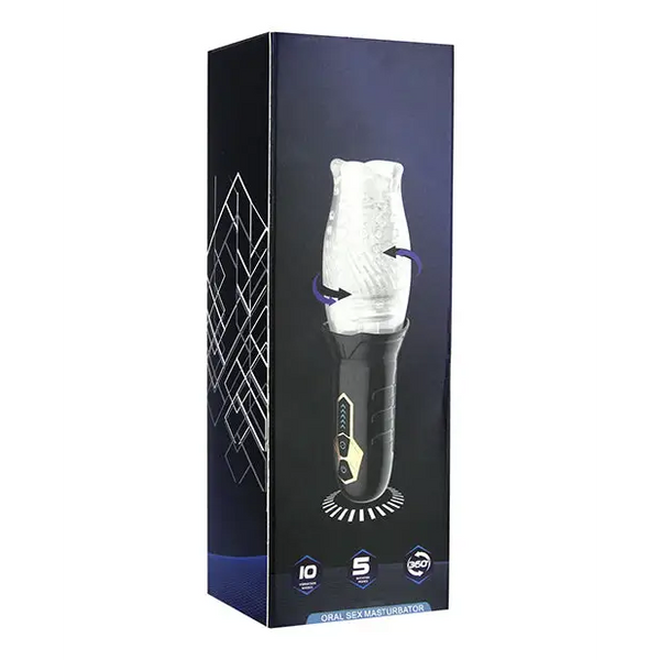 Cyclone Spinning Blow Job Simulator - Black - Dolls & Masturbators