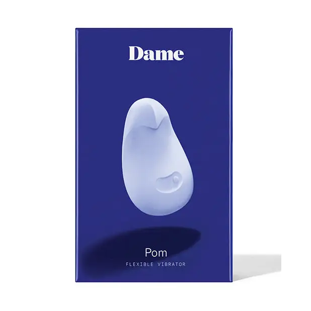 Dame Pom Flexible Vibrator - Ice - Stimulators