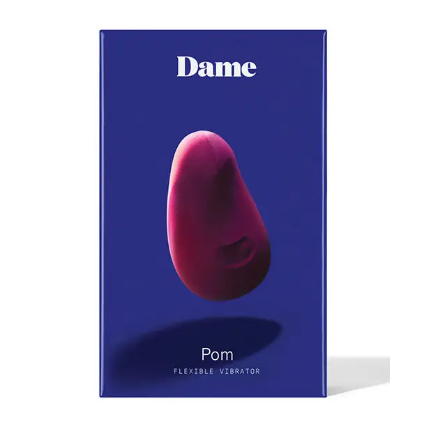 Dame Pom Flexible Vibrator - Plum - Stimulators