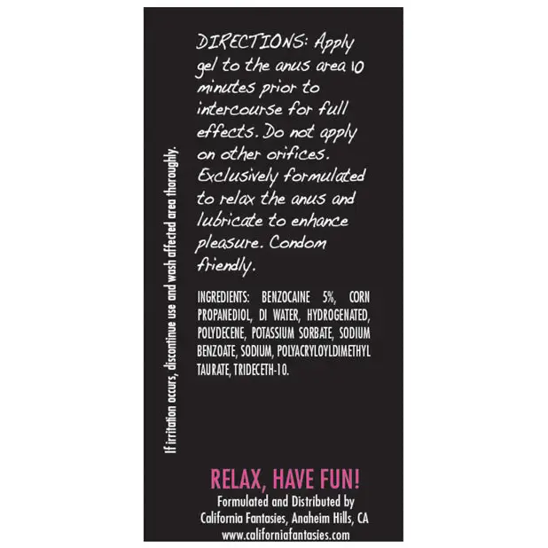 Dare Anal Desensitizing Cream -.5 oz Tube Boxed - Anal Products