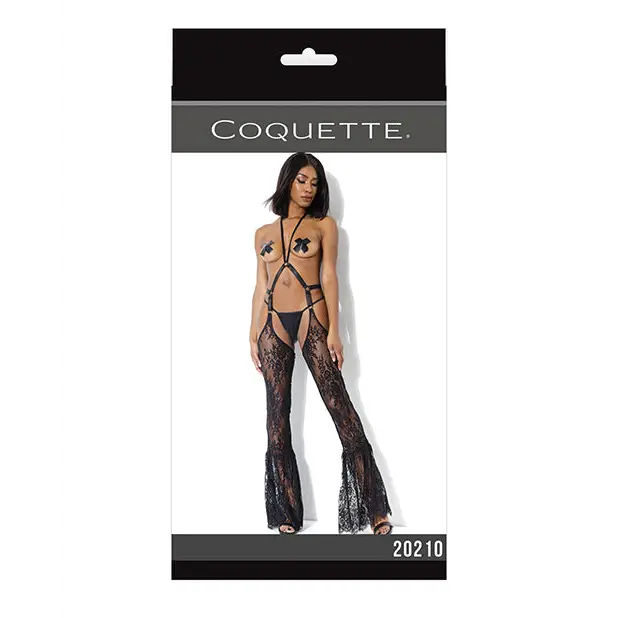 Darque Bell Bottom Chaps Black O/S - Lingerie - Packaged